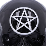BLACK MAGIC PENTAGRAM SKULL HEAD FIGURE