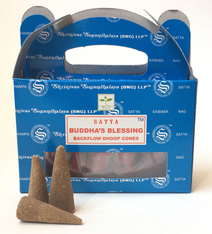 SATYA BUDDHA'S BLESSING BACKFLOW INCENSE CONES