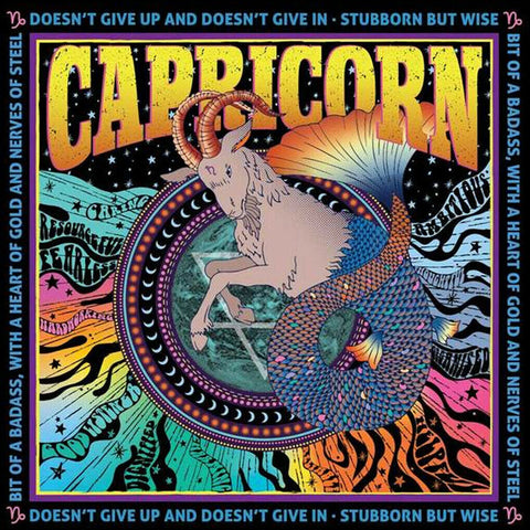 CAPRICORN ZODIAC GREETING CARD Santoro