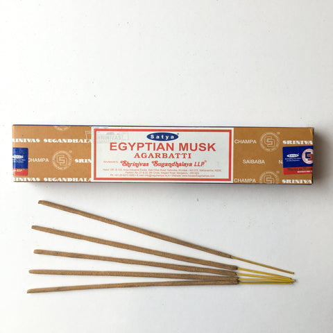 EGYPTIAN MUSK SATYA NAG CHAMPA INCENSE STICKS