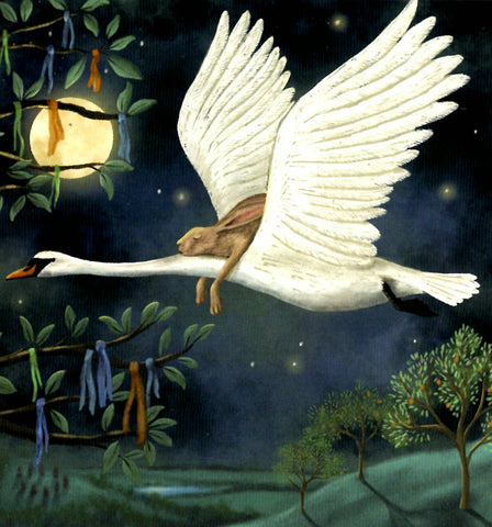 PAGAN WICCAN GREETING CARD Full Moon Cloutie Dreams WENDY ANDREW
