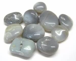GREY AGATE Crystal Tumblestones