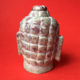 SOAPSTONE BUDDHA HEAD FIGURE