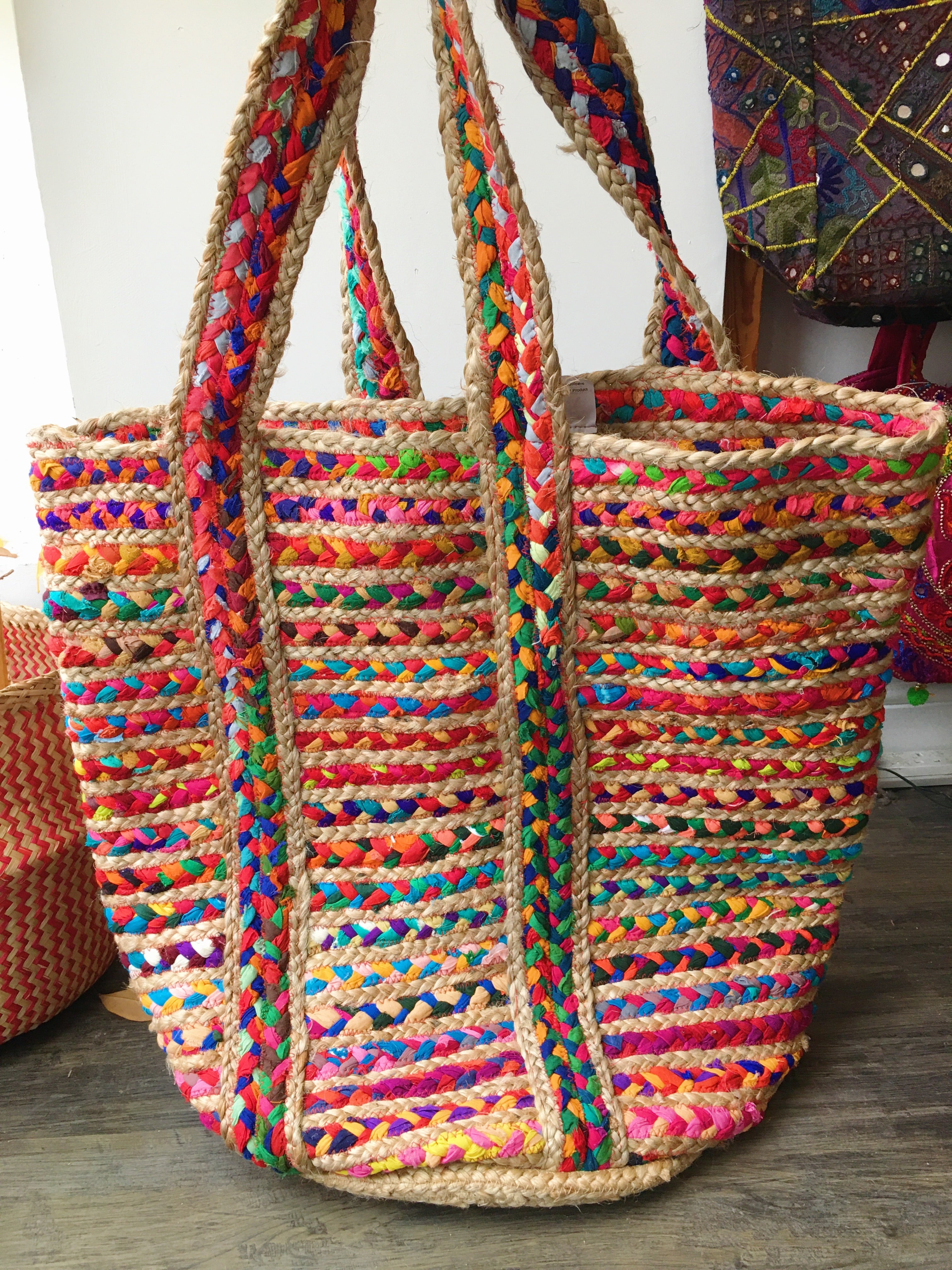 Buy Purple Handwoven Chindi Belt Bag by Swarang Designs Online at Aza  Fashions.