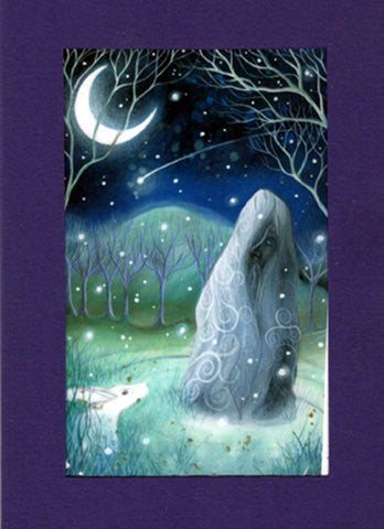 IMBOLC FESTIVAL GREETING CARD WICCAN Celtic PAGAN AMANDA CLARK
