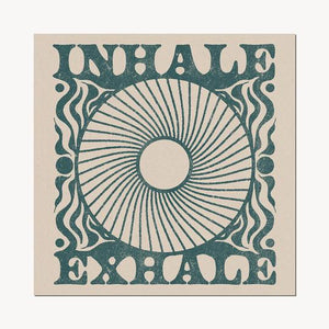 12 x 12 Inhale Exhale WALL PRINT CAI & JO