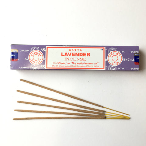 LAVENDAR SATYA NAG CHAMPA INCENSE STICKS