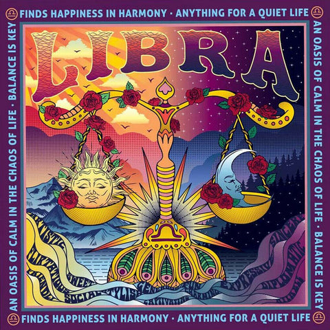 LIBRA ZODIAC GREETING CARD Santoro