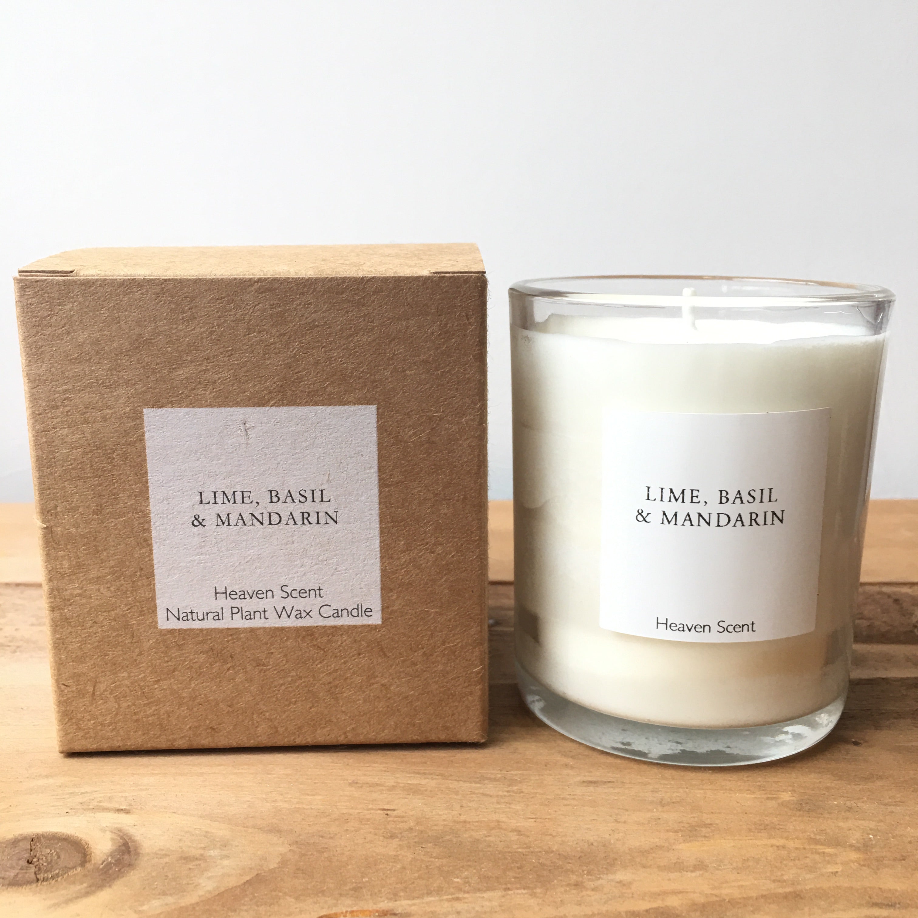 SCENTED CANDLE Lime, Basil & Mandarin 20 CL HEAVEN SCENT