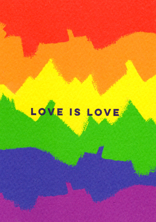 VALENTINE GREETING CARD Love is Love THE COMPLETIST