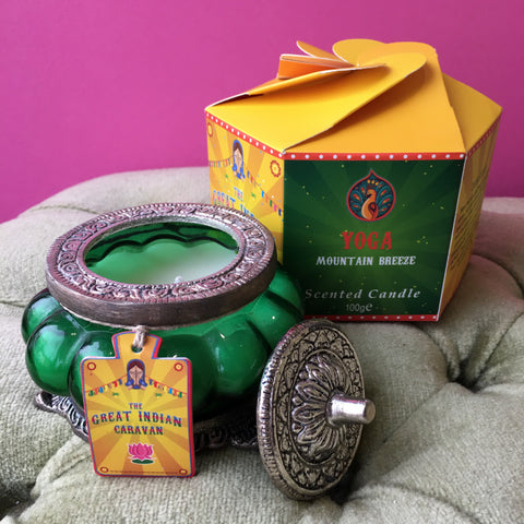 SCENTED CANDLE Mountain Breeze GREAT INDIAN CARAVAN