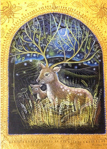 PAGAN WICCAN GREETING CARD Midnight Dreaming HANNAH WILLOW
