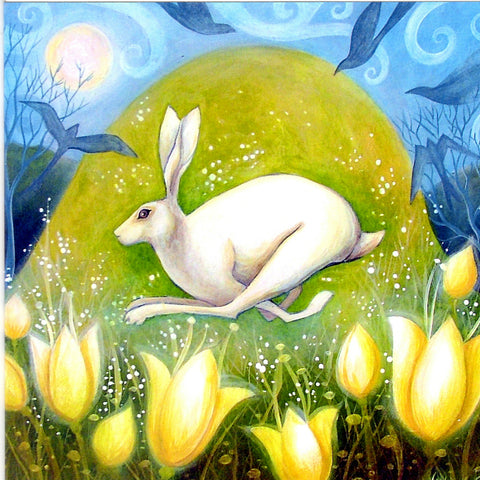 PAGAN WICCAN GREETING CARD Morning Dew AMANDA CLARK