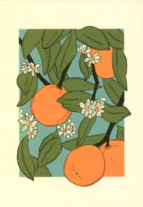GREETING CARD Oranges CAI & JO