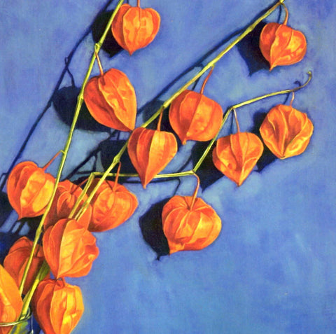 FINE ART GREETING CARD Physalis GEORGIA COX