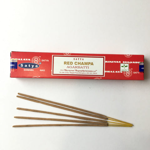 RED CHAMPA SATYA NAG CHAMPA INCENSE STICKS