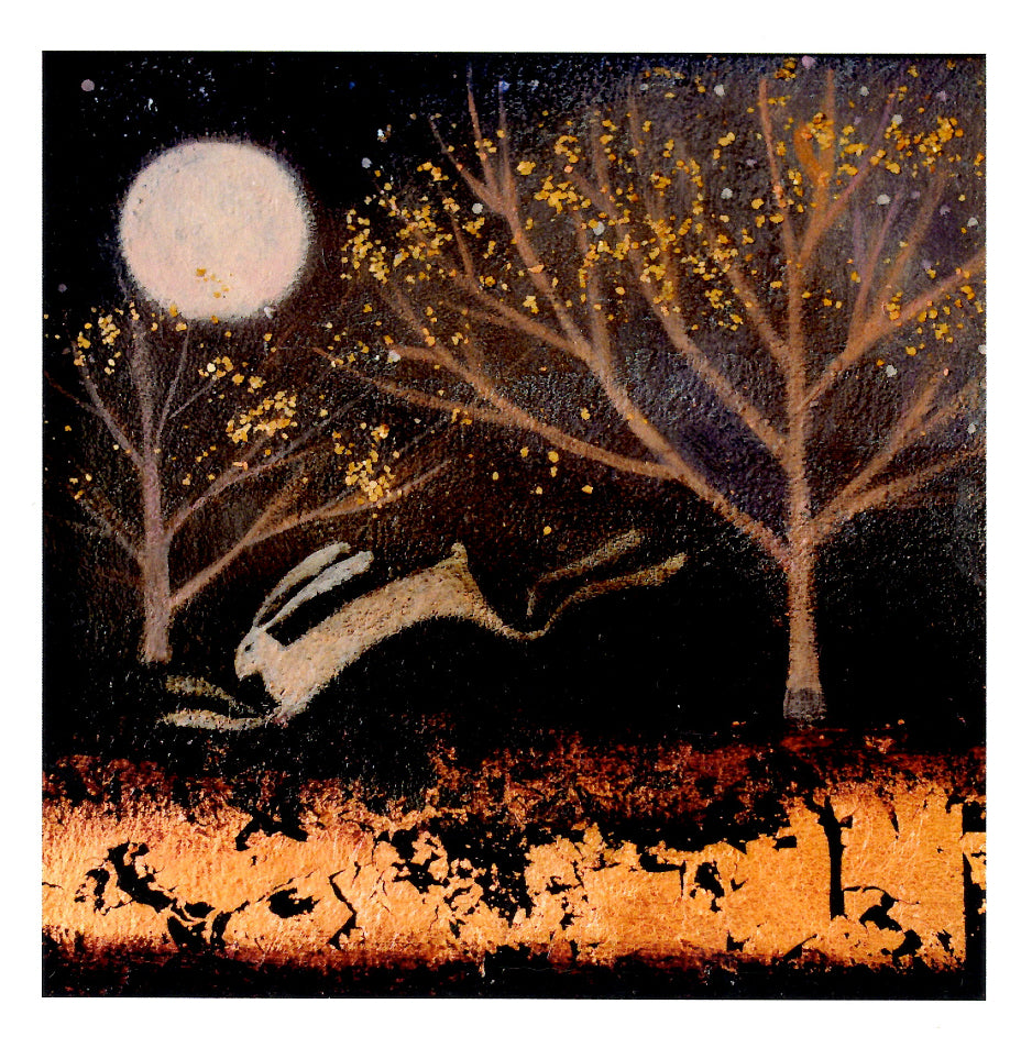 PAGAN WICCAN GREETING CARD Running Before the Wind CATHERINE HYDE
