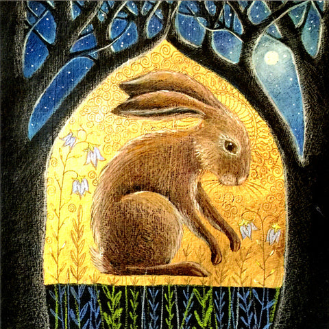 PAGAN WICCAN GREETING CARD Sacred Glade HANNAH WILLOW