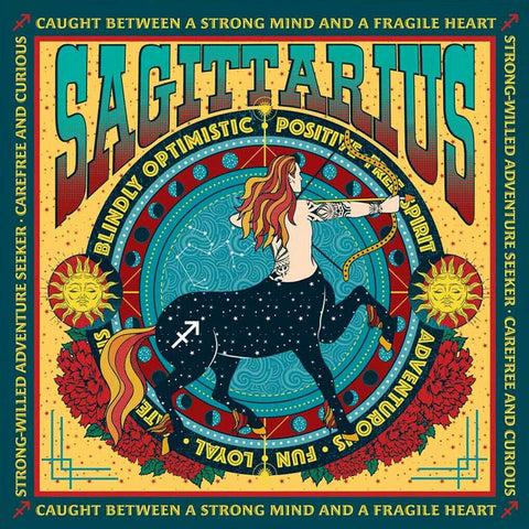 SAGITTARIUS ZODIAC GREETING CARD Santoro
