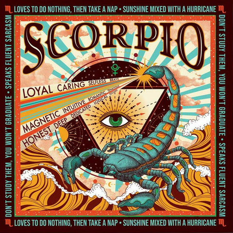 SCORPIO ZODIAC GREETING CARD Santoro