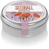 SEEDBALL WILDFLOWER SEED TINS Poppy Mix