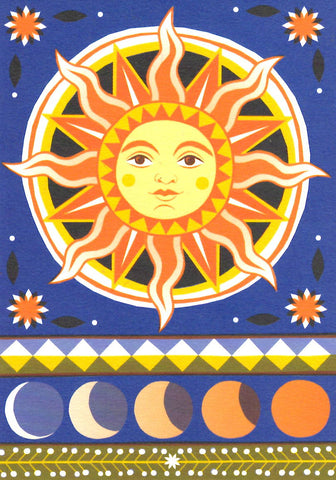 LITHO PRINT GREETING CARD Sunbeam PRINTER JOHNSON