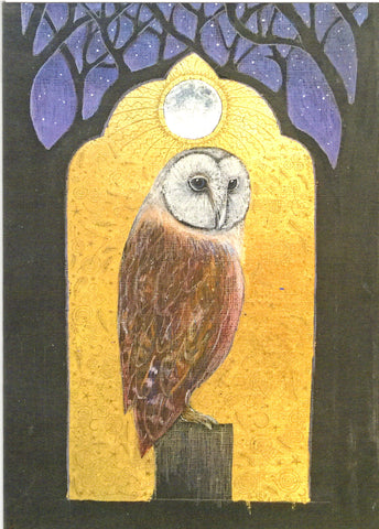 PAGAN WICCAN GREETING CARD The Beautiful Moon HANNAH WILLOW