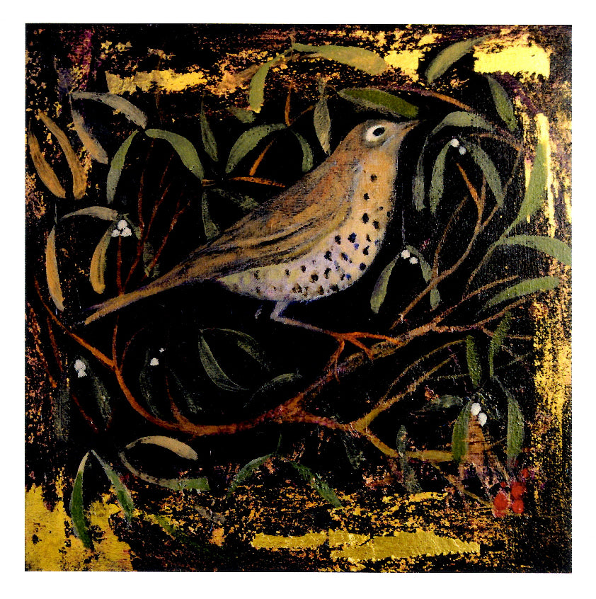 PAGAN WICCAN GREETING CARD The Darkling Thrush CATHERINE HYDE