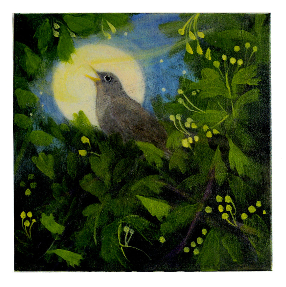 PAGAN WICCAN GREETING CARD Nightingale Sang CATHERINE HYDE
