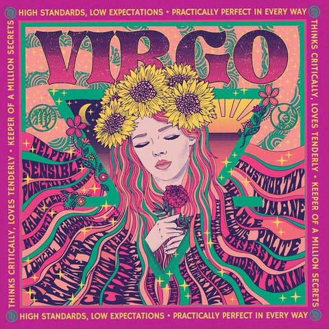 VIRGO ZODIAC GREETING CARD Santoro