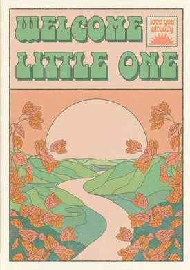 GREETING CARD Welcome Little One CAI & JO