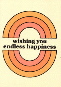 GREETING CARD Wishing You Endless Happiness CAI & JO