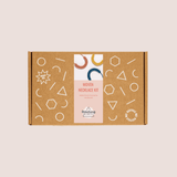 WOVEN NECKLACE KIT: Avocado - Blush - Light Grey